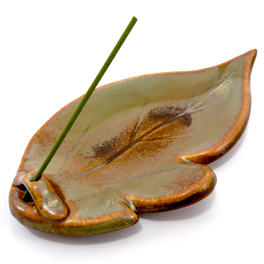 Shoyeido Leaf Incense Holder - Desert Sage